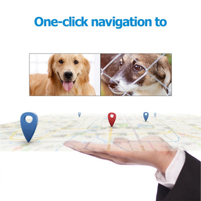 GPS Pet Tracker Collar with Multi-Function LBS Tracking